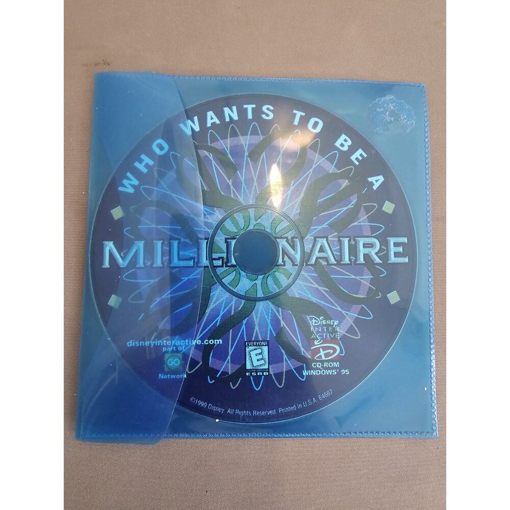 1999 Who Wants to Be a Millionaire - CD-ROM PC Version - Disc Only